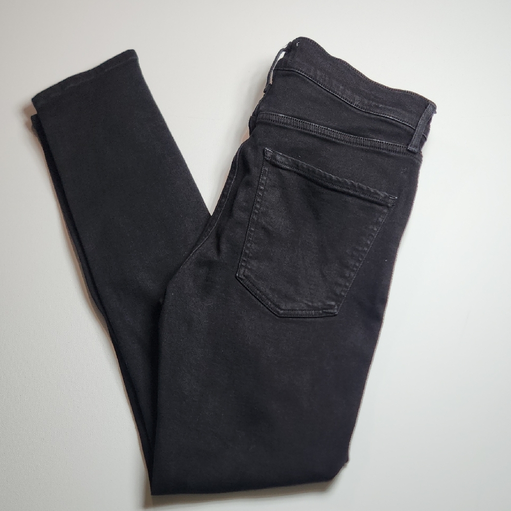 AGOLDE Sophie High Rise Skinny Jeans | Black | Size 30